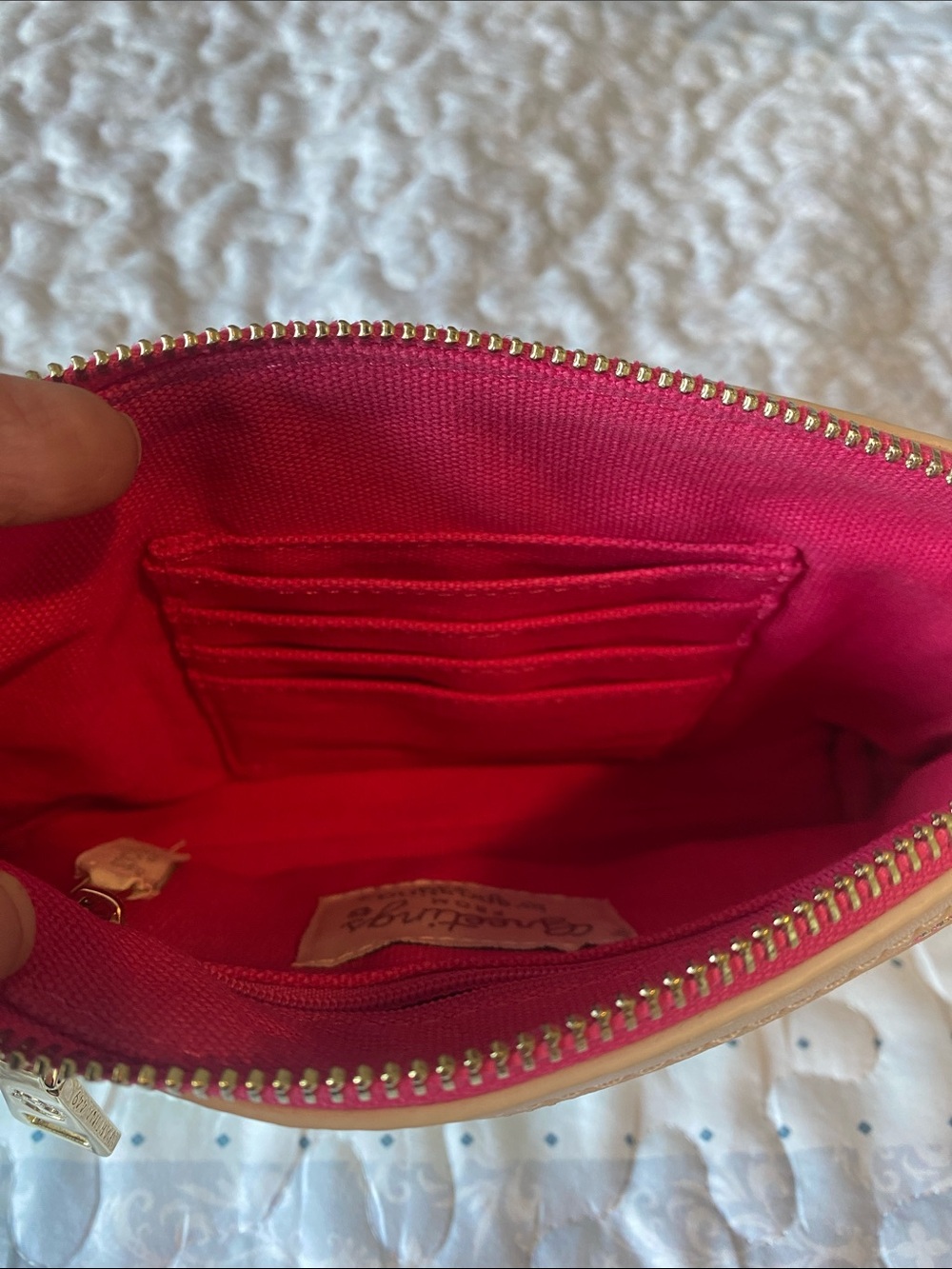 Spartina 449 Florida/Gulf of Mexico Print Wristlet Clutch - NWOT - Picture 6 of 9
